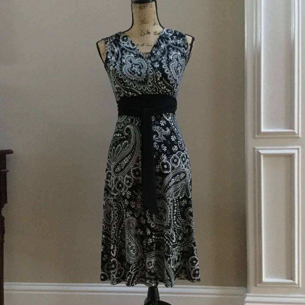 Style & Co. Black and White dress